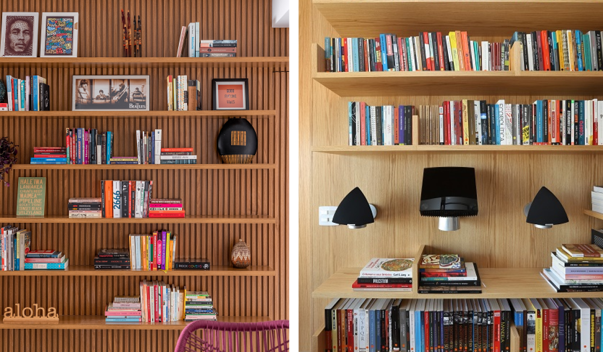Como usar estantes e personalizar o décor